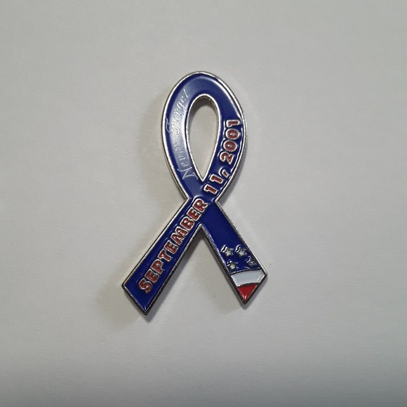 3 Patriotic Lapel/Hat Pins US Flag, Flag/Eagle United we Stand, 9/11 Ribbon - Picture 3 of 10